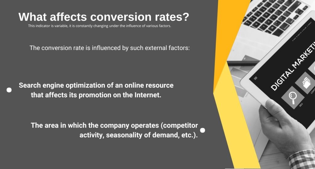 What affects conversion rates?