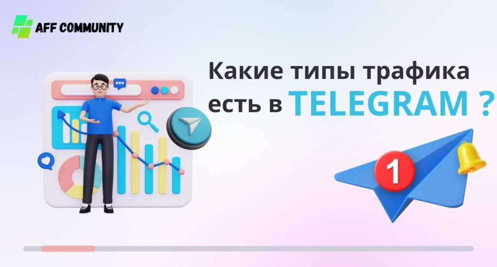 Какие типы трафика есть в Telegram