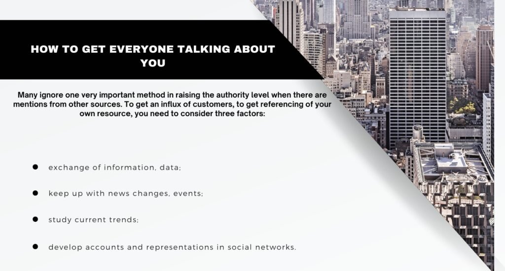 How to get everyone talking about you