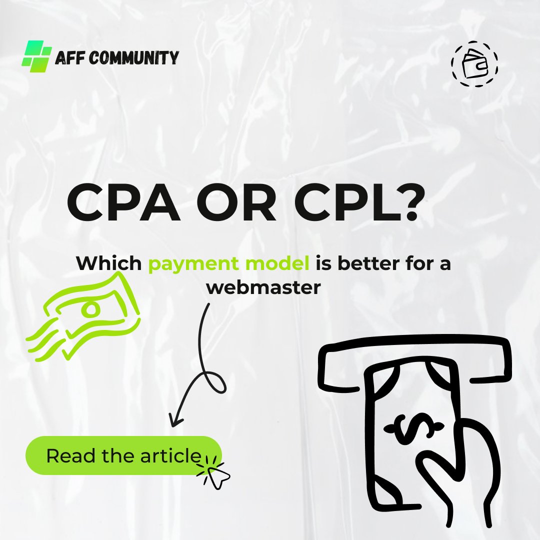 Which payment model is better for a webmaster: CPA or CPL? img