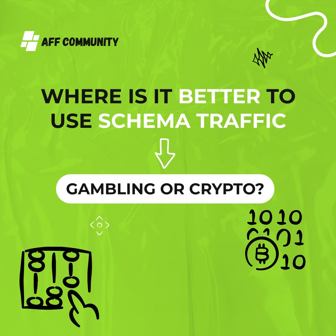 Where is it better to use schema traffic: gambling or crypto? img