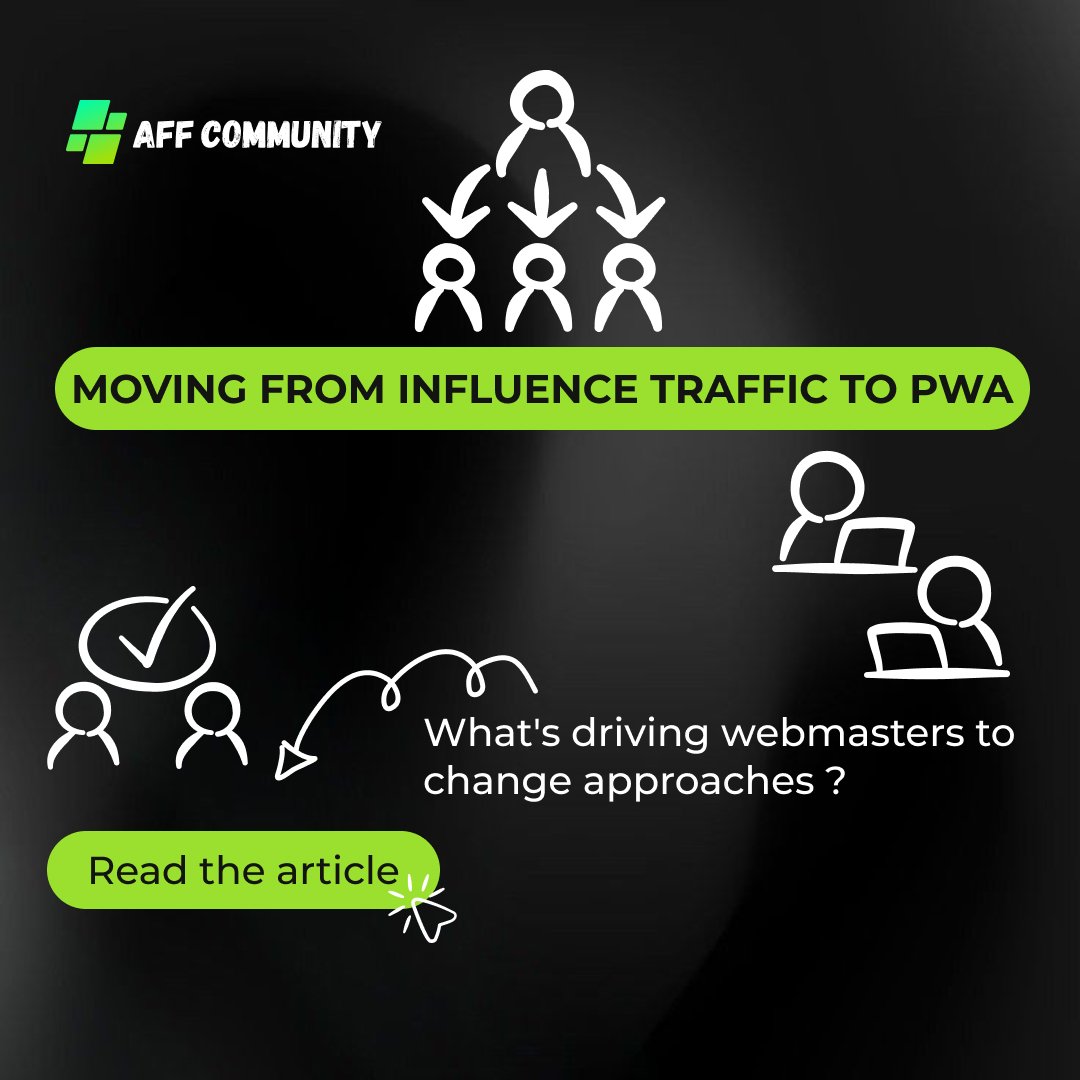 Moving from Influence traffic to PWA: what’s driving webmasters to change approaches img