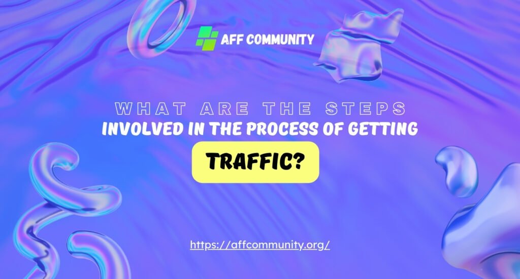 What are the steps involved in the process of getting traffic