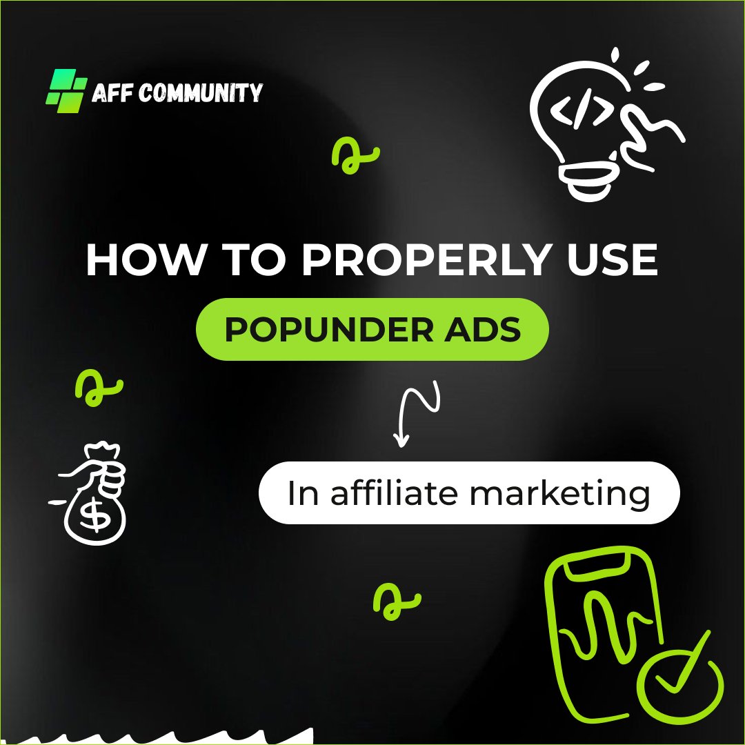 How to properly use popunder ads in affiliate marketing img