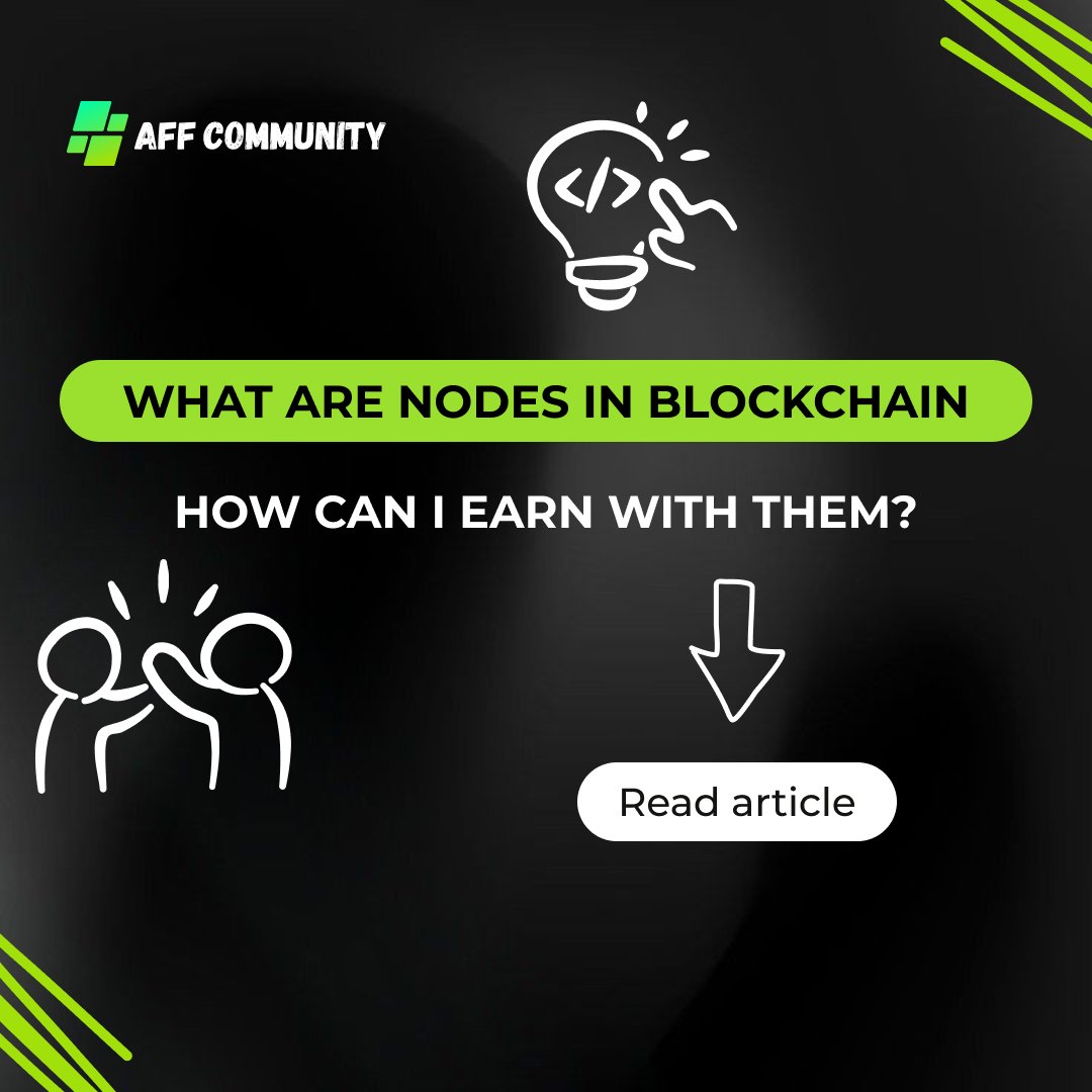 What are nodes in blockchain, how can I earn with them? img
