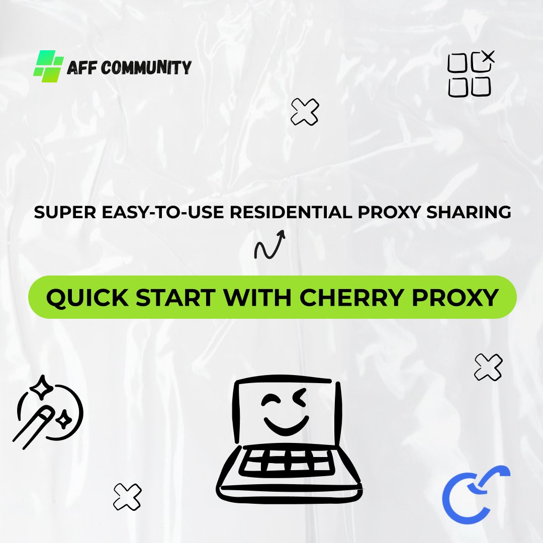 Super Easy-to-Use Residential Proxy Sharing: Quick Start with Cherry Proxy img