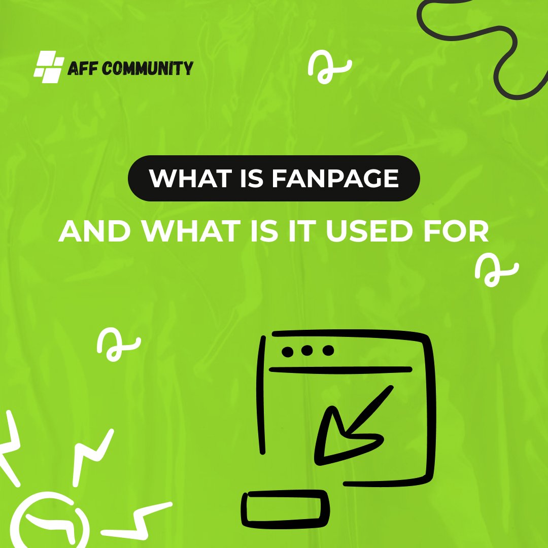 What is fanpage and what is it used for img