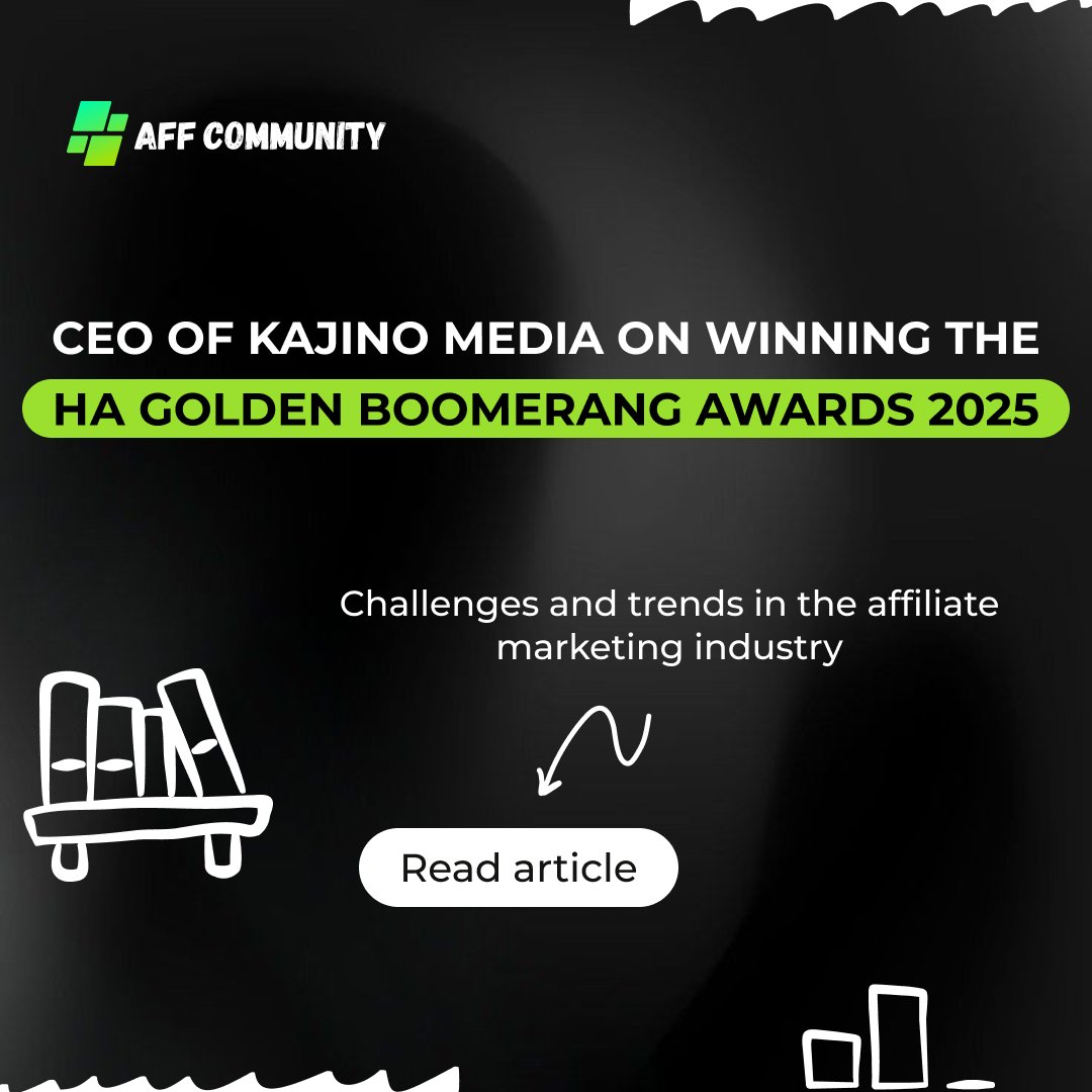 CEO of Kajino Media on winning the Golden Boomerang Awards 2025, challenges and trends in the affiliate marketing industry img