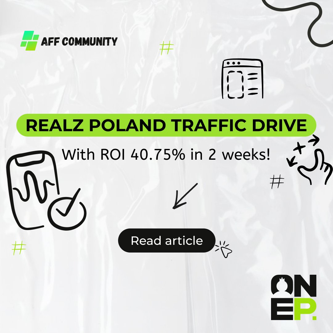 Realz Poland Traffic Drive with ROI 40.75% in 2 weeks! img