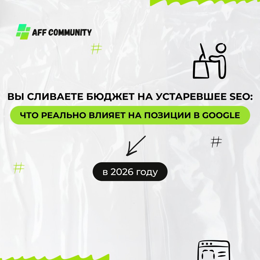 Вы сливаете бюджет на устаревшее SEO: что реально влияет на позиции в Google в 2026 году img