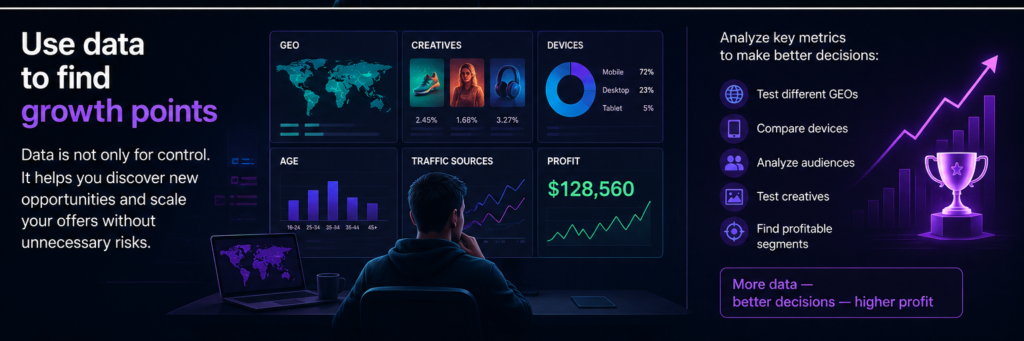 use data to find growth points