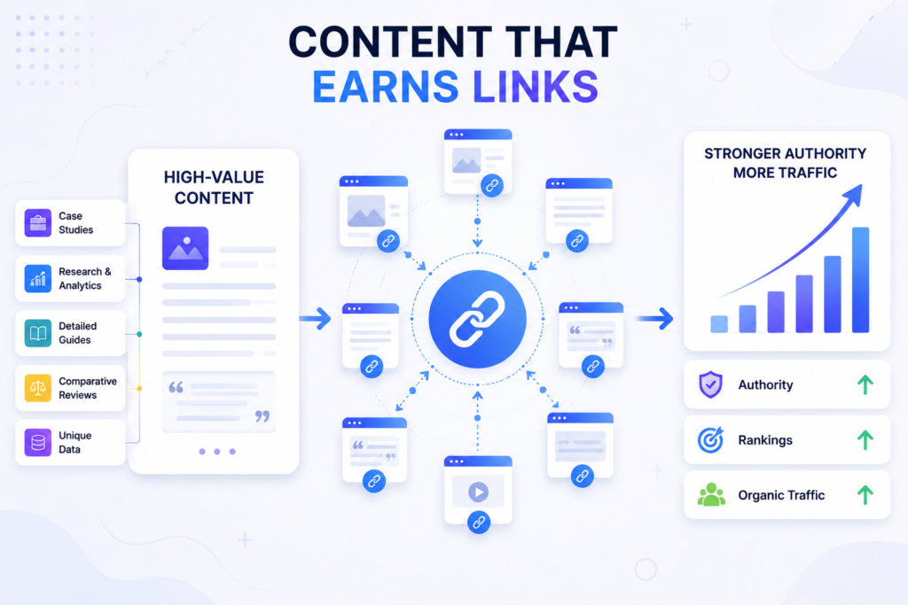 earns links