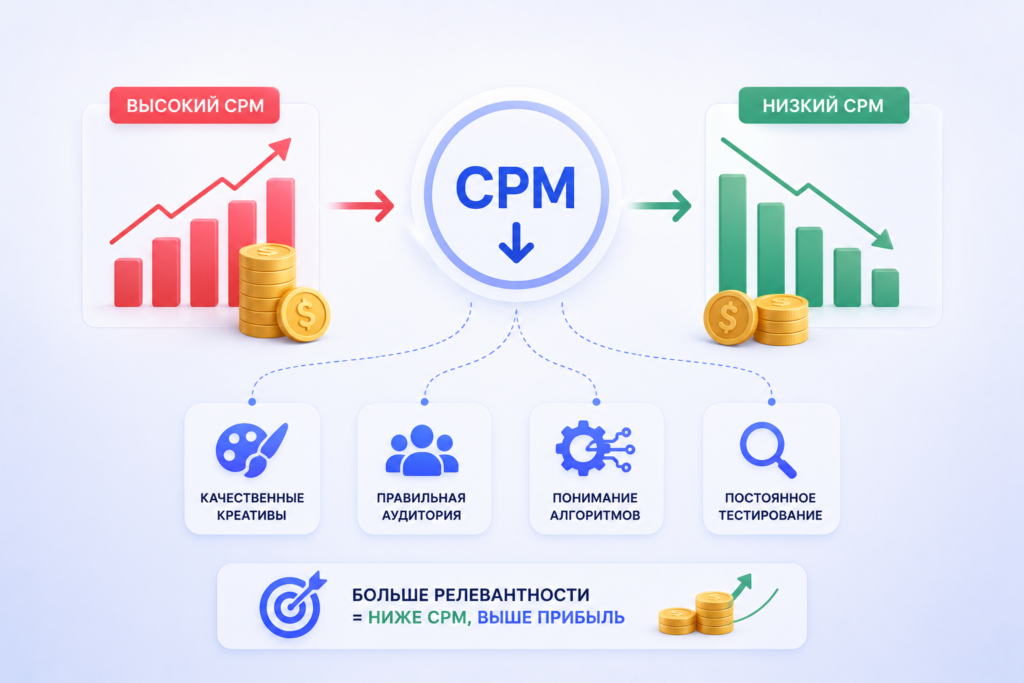 Как снизить CPM