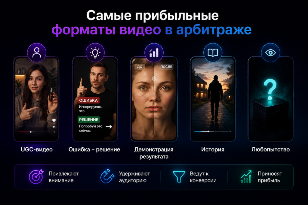 Прибыльные видео форматы в арбитраже