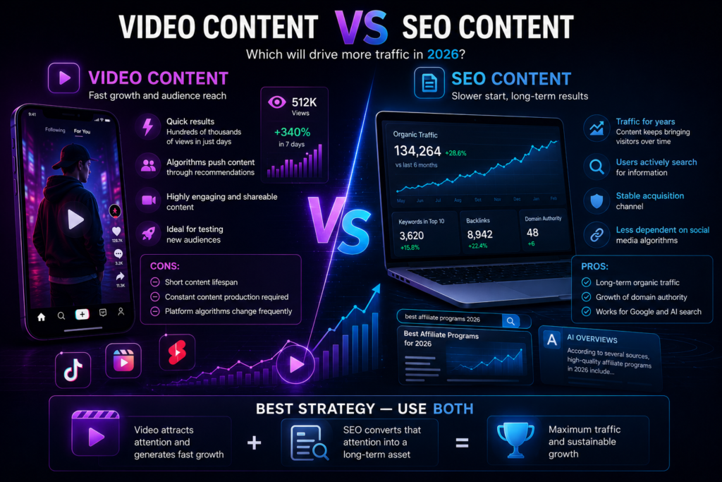 video content and SEO content