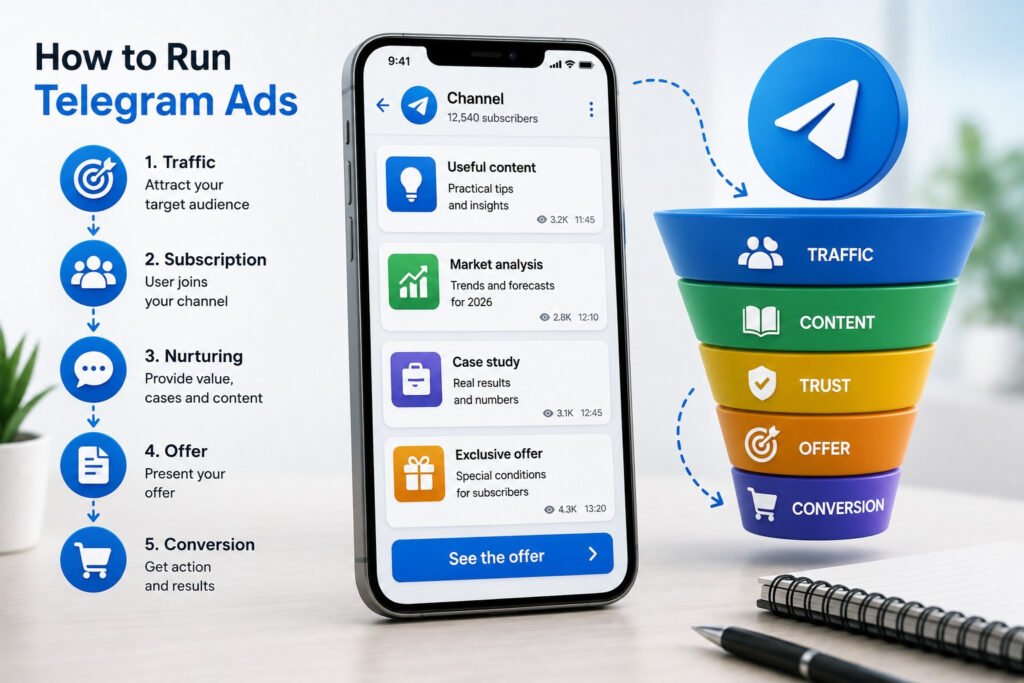 How to run telegram ads