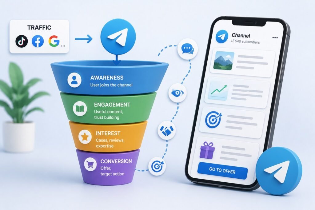 Awareness in telegram