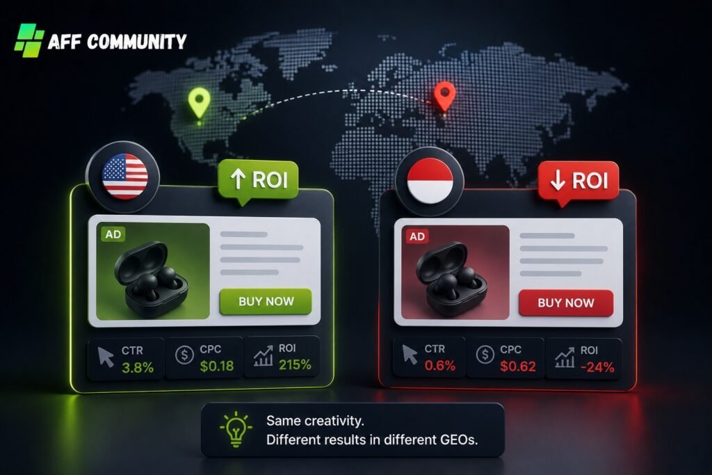 Geo creativity and roi