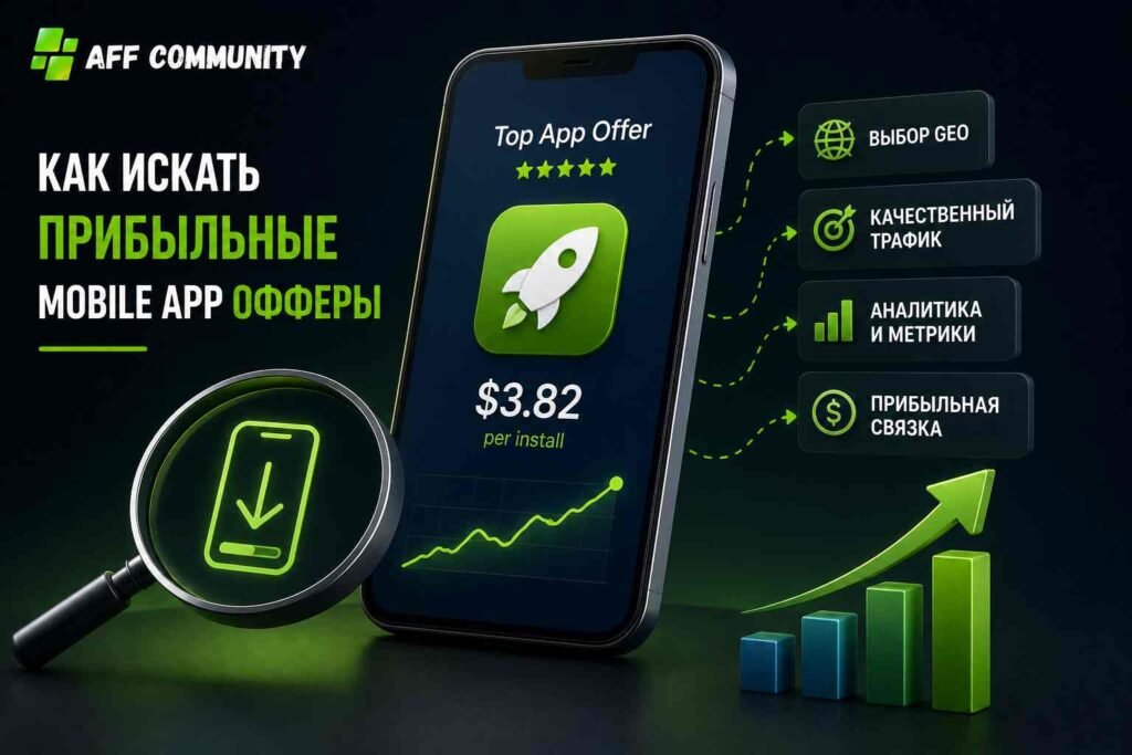 Поиск мобильных офферов
