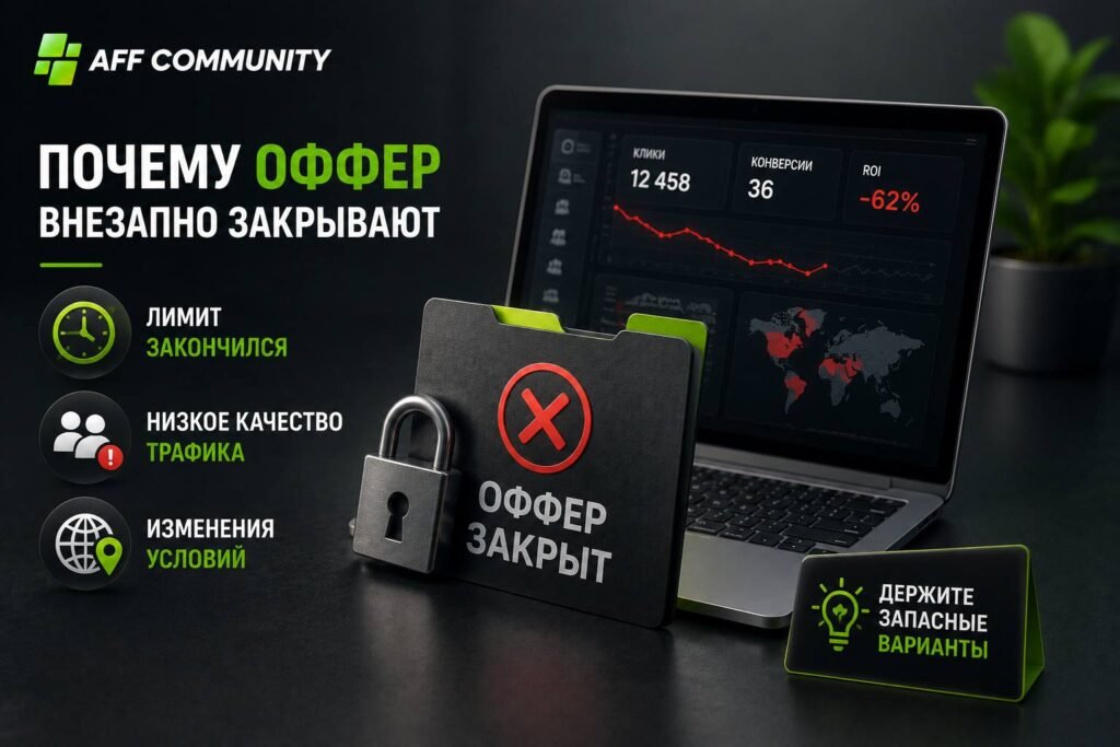 Почему оффер внезапно закрывают