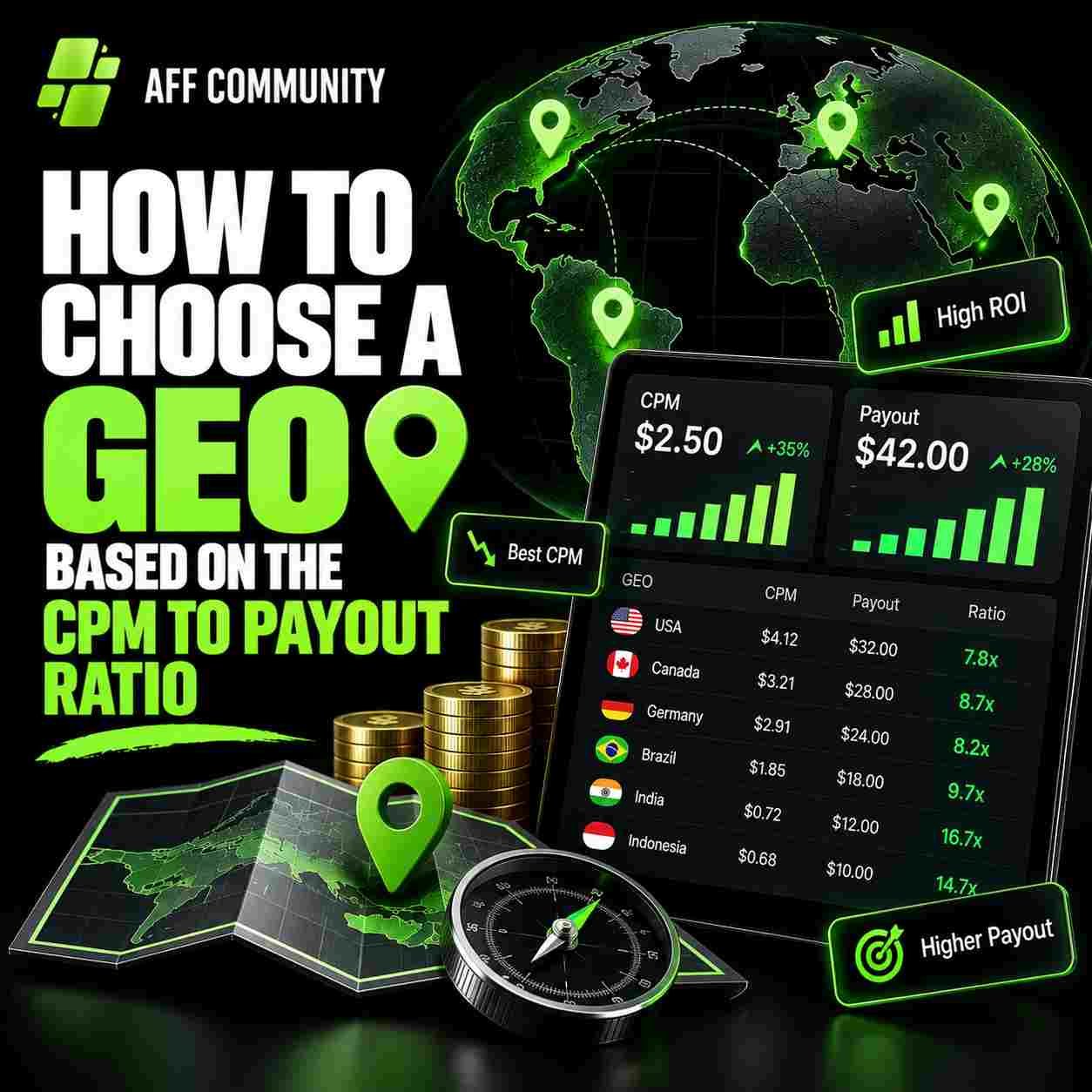 How to Choose a GEO Based on the CPM to Payout Ratio img