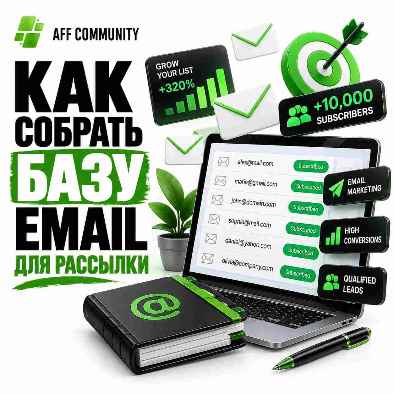 Как собрать базу email для рассылки img