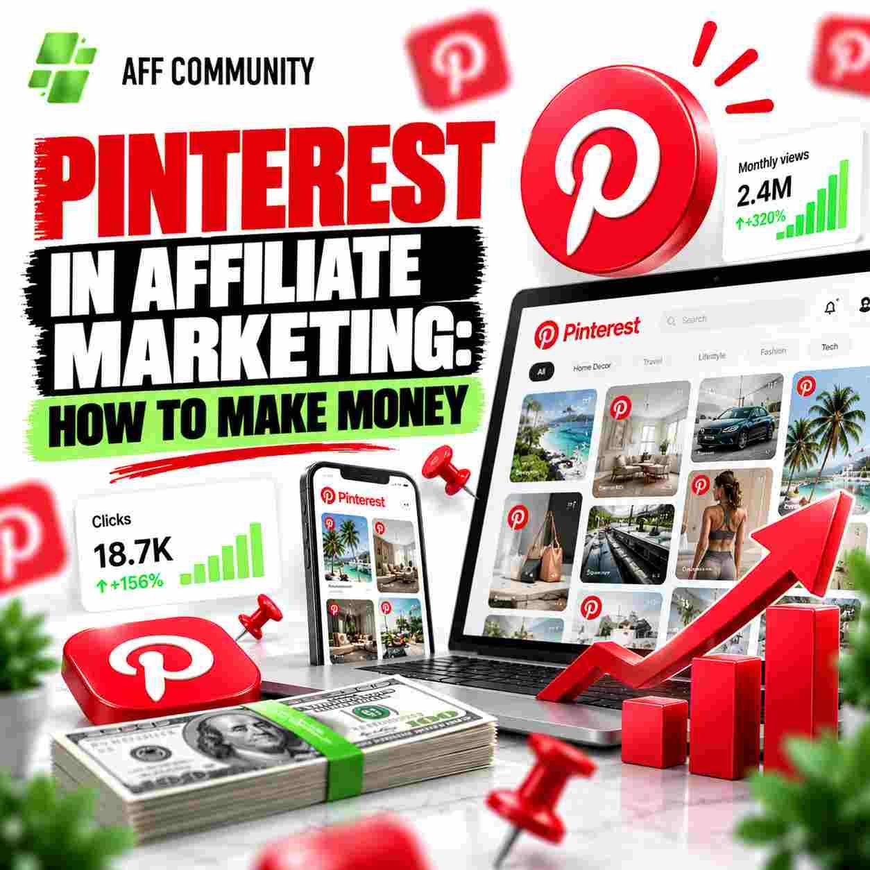 Pinterest in affiliate marketing: How to Make Money img