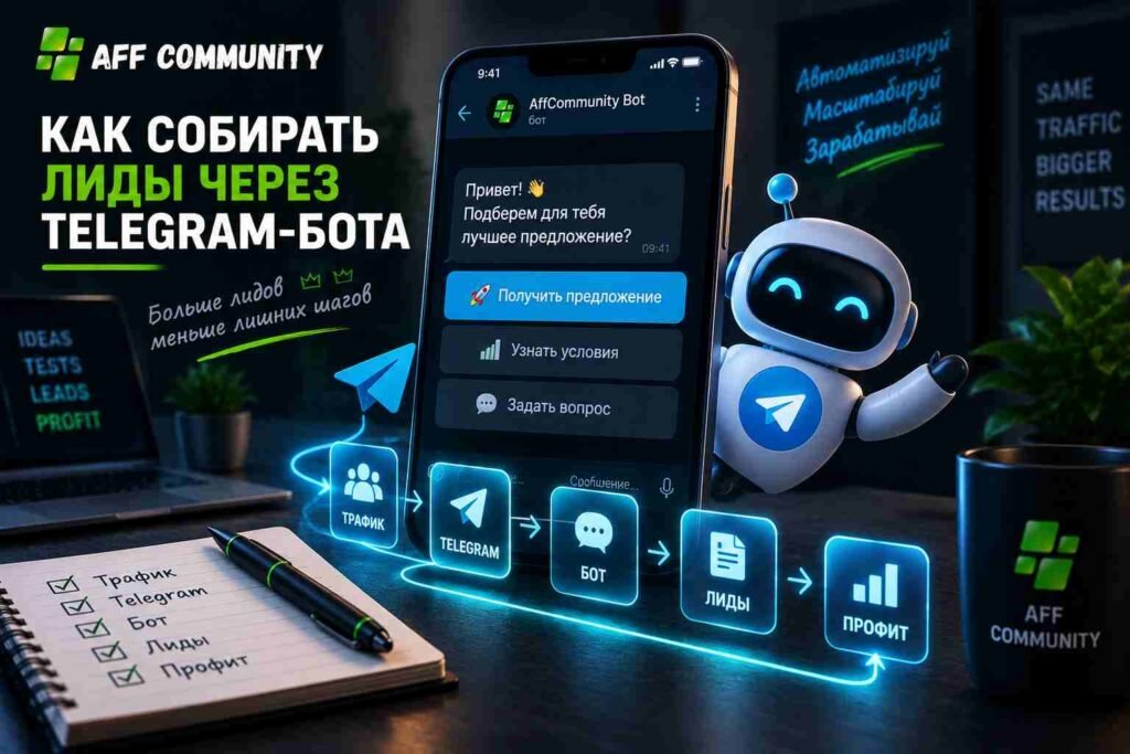 Лиды через телеграм бота