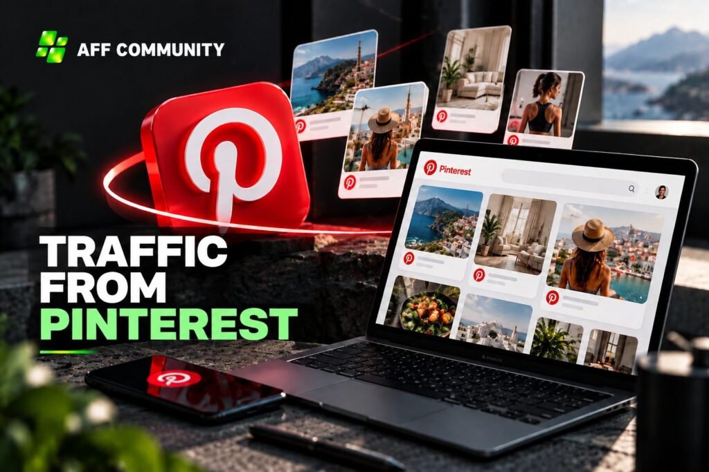 Traffic from pinterest