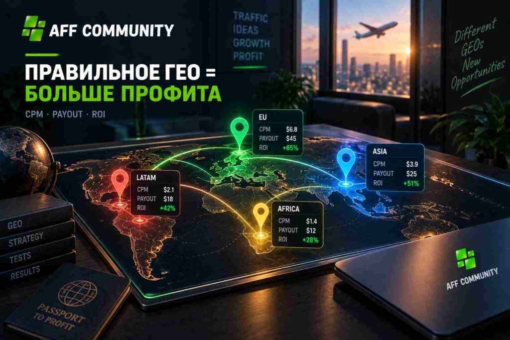 Провильное гео - больше профита