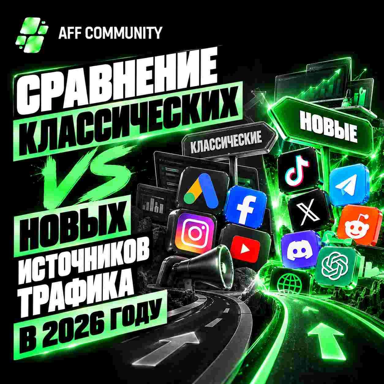 Сравнение классических vs новых источников трафика в 2026 году img