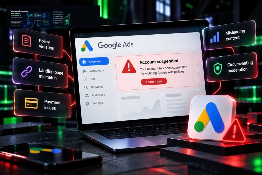 Google Ads account suspended