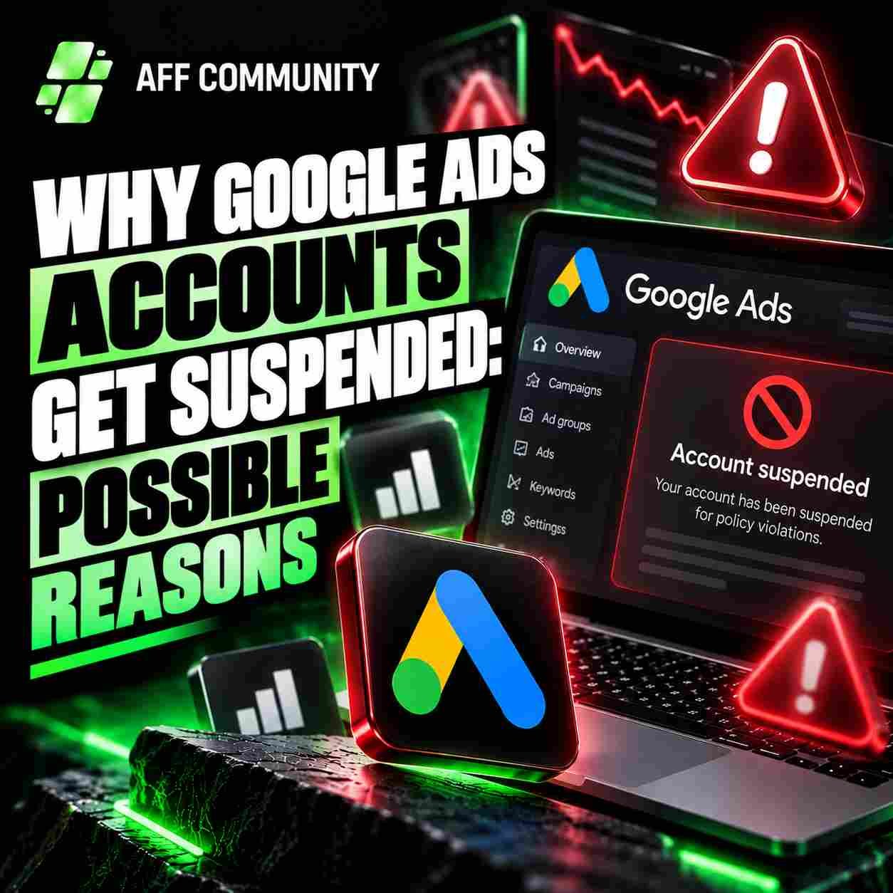 Why Google Ads Accounts Get Suspended: Possible Reasons img